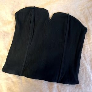 Anthropologie strapless corset top